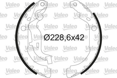 Brake Shoe Set VALEO 564210