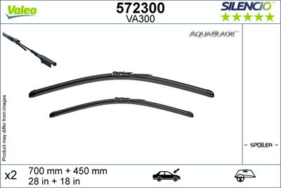 Wiper Blade VALEO 572300