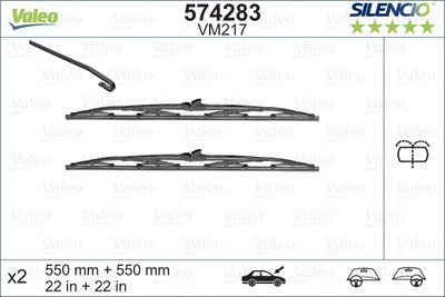 Wiper Blade VALEO 574283