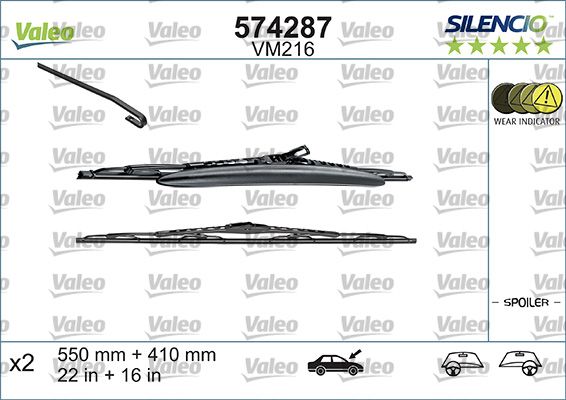VALEO 574287 Wiper Blade