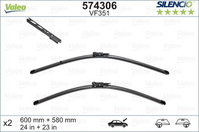 Wiper Blade VALEO 574306