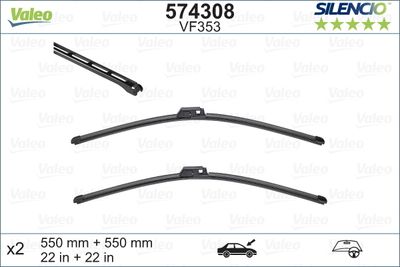 Wiper Blade VALEO 574308
