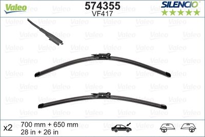 Wiper Blade VALEO 574355