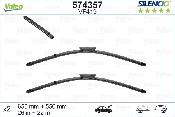 VALEO 574357 Wiper Blade