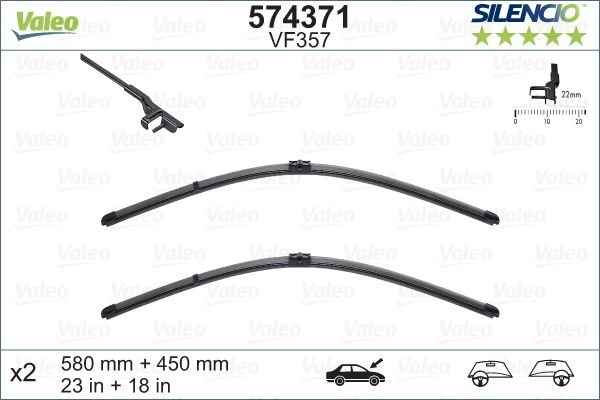 VALEO 574371 Wiper Blade