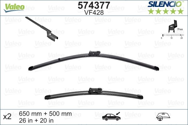 VALEO 574377 Wiper Blade