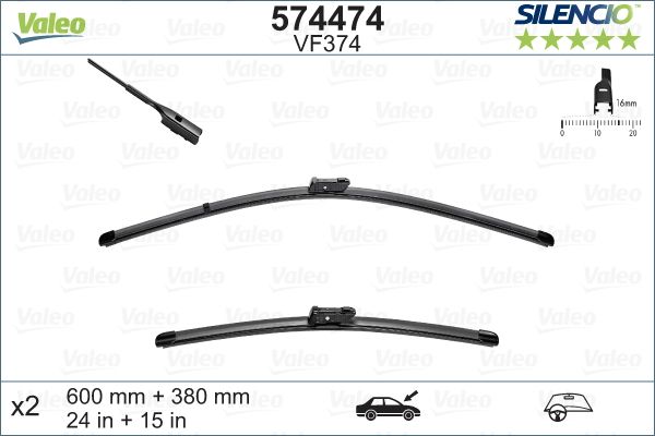 VALEO 574474 Wiper Blade