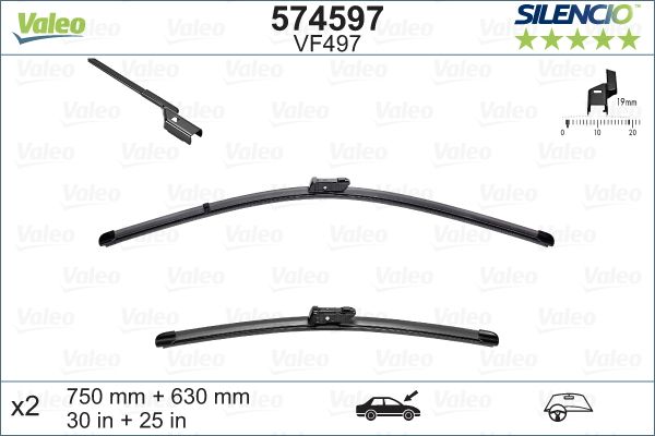 VALEO 574597 Wiper Blade