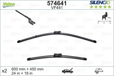 Wiper Blade VALEO 574641