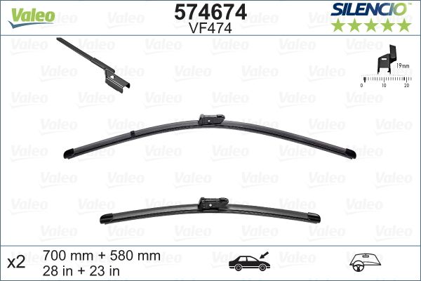 VALEO 574674 Wiper Blade