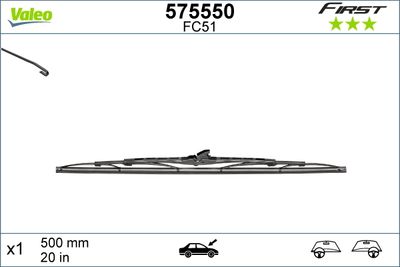 Wiper Blade VALEO 575550