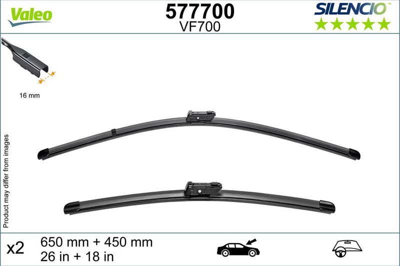 VALEO 577700 Wiper Blade
