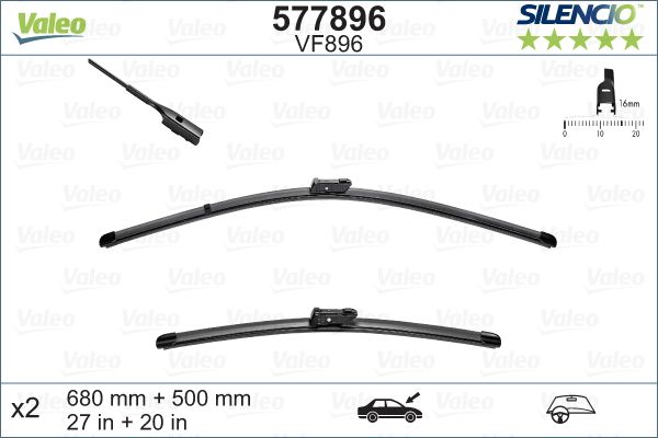 VALEO 577896 Wiper Blade