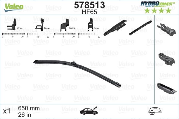 VALEO 578513 Wiper Blade