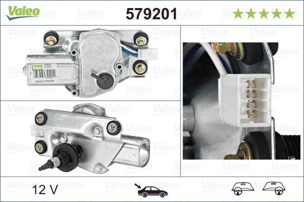 VALEO 579201 Wiper Motor