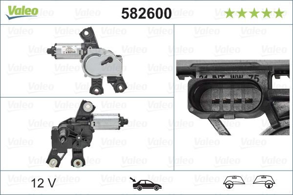 VALEO 582600 Wiper Motor