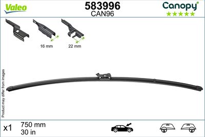 Wiper Blade VALEO 583996