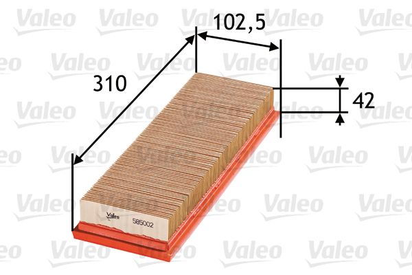 VALEO 585002 Air Filter