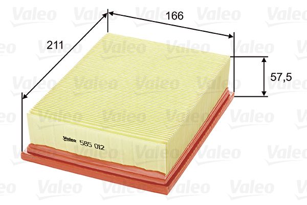 VALEO 585012 Air Filter