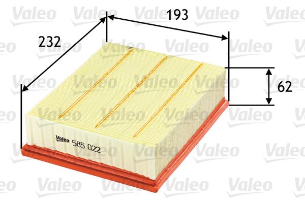 VALEO 585022 Air Filter