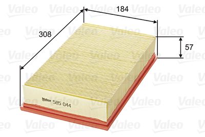 Air Filter VALEO 585044