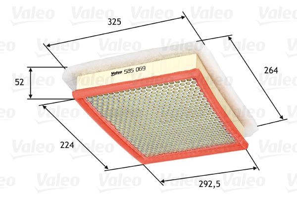 VALEO 585069 Air Filter