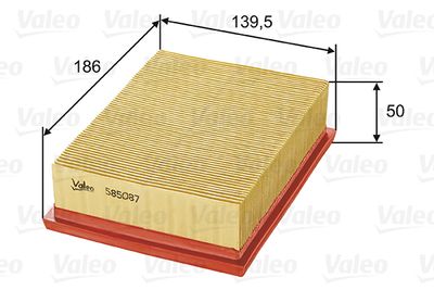Air Filter VALEO 585087