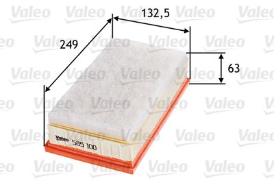 Air Filter VALEO 585100