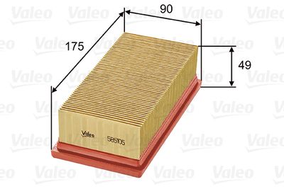 Air Filter VALEO 585105