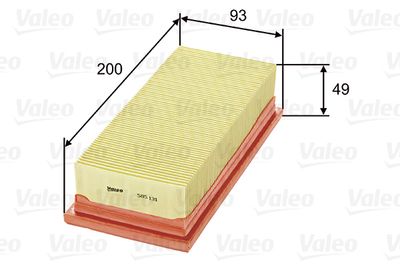 Air Filter VALEO 585131