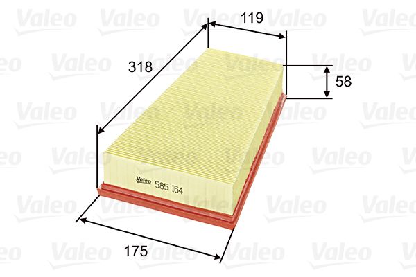 VALEO 585164 Air Filter