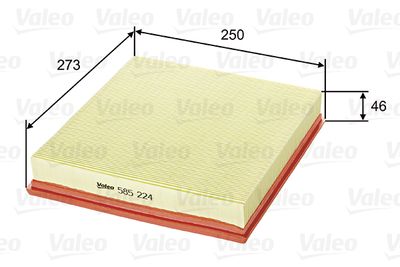 Air Filter VALEO 585224