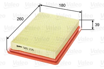 Air Filter VALEO 585235