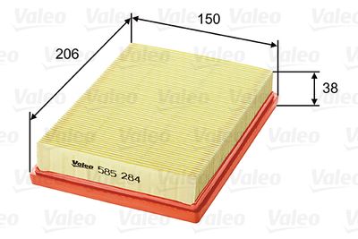 Air Filter VALEO 585284