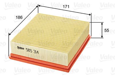 Air Filter VALEO 585314