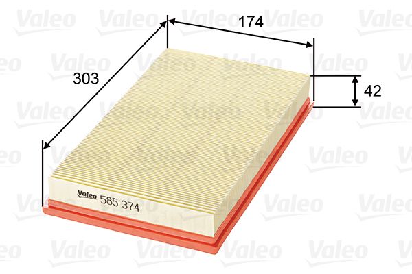 VALEO 585374 Air Filter