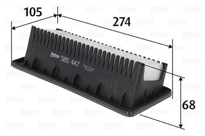 Air Filter VALEO 585447