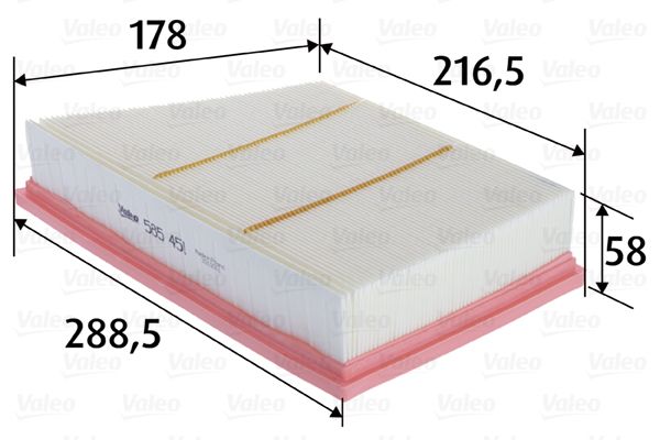 VALEO 585451 Air Filter