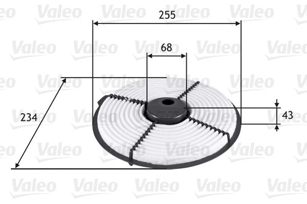 VALEO 585704 Air Filter