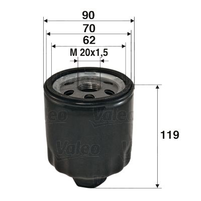 Oil Filter VALEO 586020