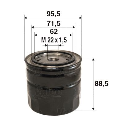 Oil Filter VALEO 586097