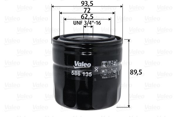 VALEO 586135 Oil Filter