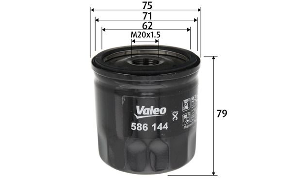 VALEO 586144 Oil Filter