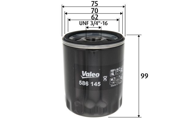 VALEO 586145 Oil Filter