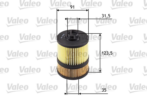 VALEO 586549 Oil Filter