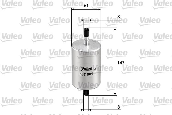VALEO 587001 Fuel Filter