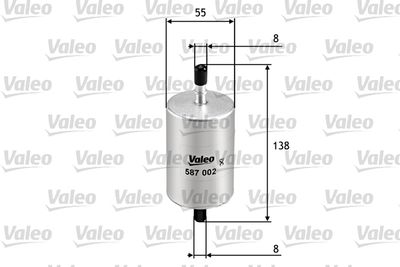 Fuel Filter VALEO 587002