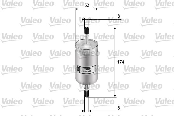 VALEO 587020 Fuel Filter