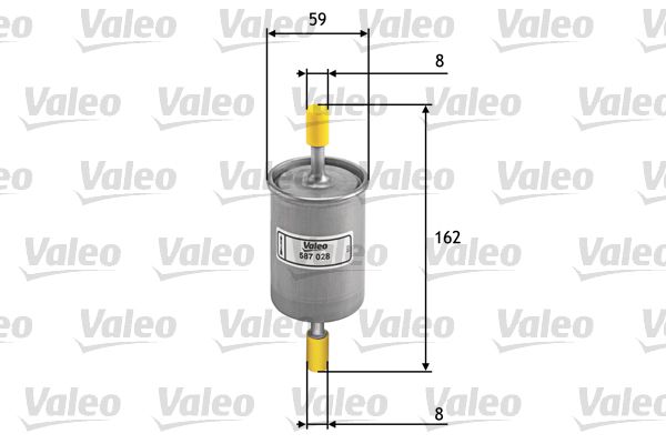 VALEO 587028 Fuel Filter