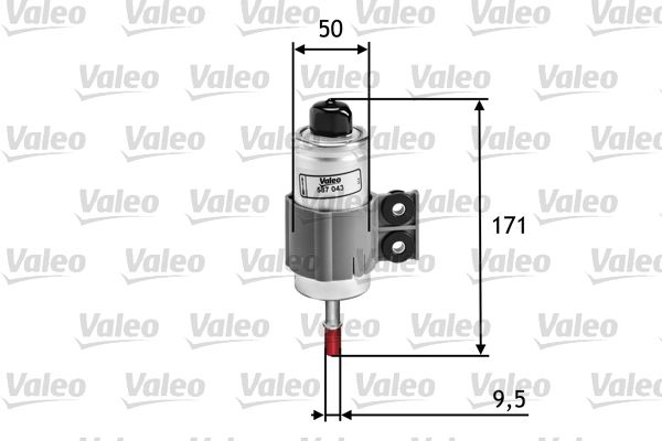 VALEO 587043 Fuel Filter